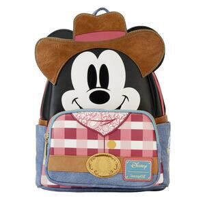 Western Mickey Mouse Cosplay Mini Backpack (Unopened)